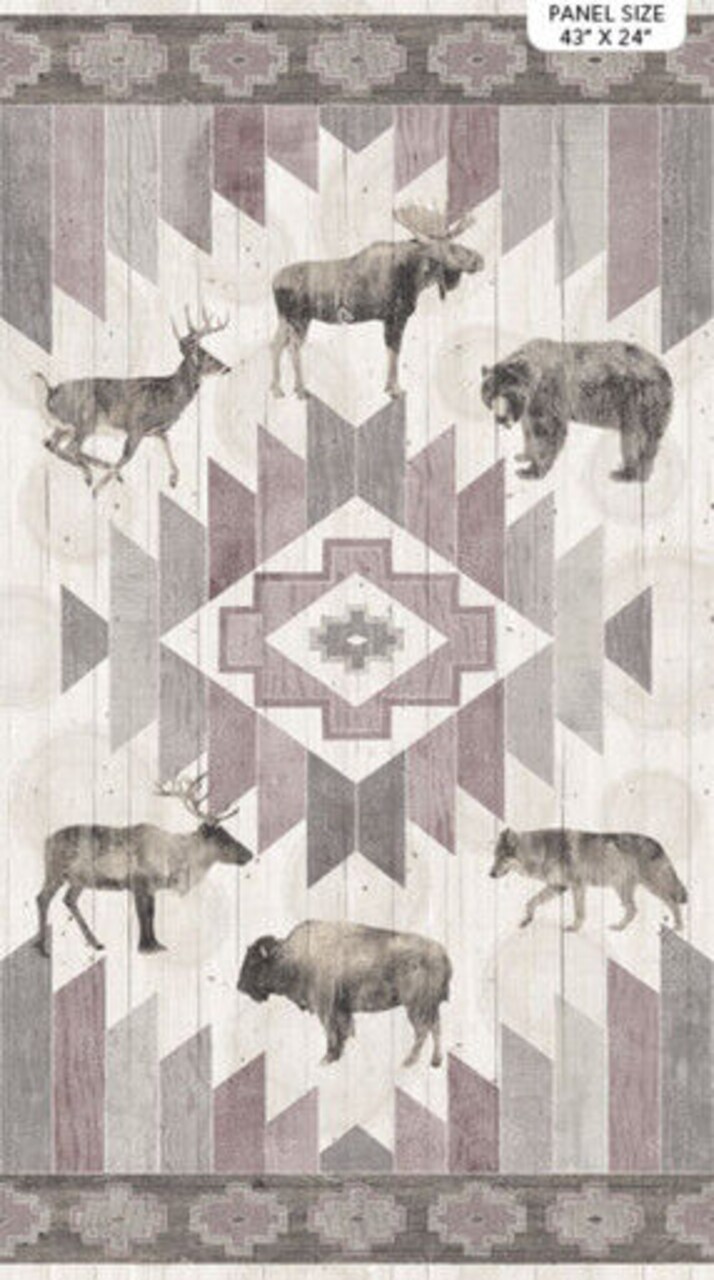 Canyon Creek Panel 24x43 Collection Cotton Fabric by Northcott Fabrics